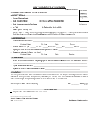 Know Your Client (Kyc) Application Form - India, Page 2