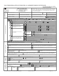 FAA Form 8130-6 Application for US Airworthiness Certificate, Page 2