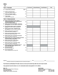 Form GAS-1264 Fuel Alcohol and Biodiesel Provider Return (For October 2018 and After) - North Carolina, Page 3