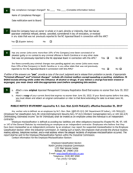 &quot;Renewal Application for Appraisal Management Company Registration &amp; National Registry&quot; - North Carolina, Page 2