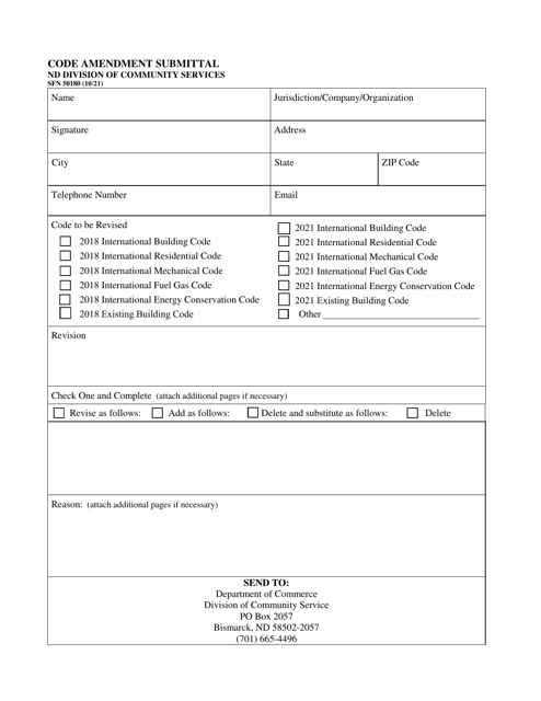 Form SFN50180  Printable Pdf