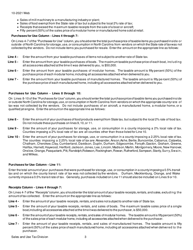 Instructions for Form E-500 Sales and Use Tax Return - North Carolina, Page 3