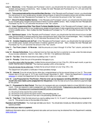 Instructions for Form E-500E Combined General Rate Sales and Use Tax Return (Utility, Liquor, Gas, and Other) - North Carolina, Page 2