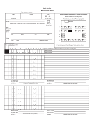 Form DMV-349 &quot;Multi-Occupant Vehicle Form&quot; - North Carolina