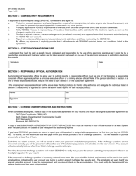 Form SFN61882 Subscriber Agreement for Certifier Access (Ceris-Nd) - North Dakota, Page 2
