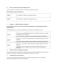 Advance Directive for a Natural Death (&quot;living Will&quot;) - North Carolina, Page 2