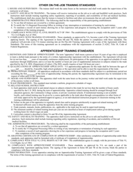 VA Form 22-8864 Training Agreement for Apprenticeship and Other on-The-Job Training Programs, Page 3
