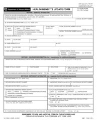 VA Form 10-10EZR Health Benefits Update Form, Page 3