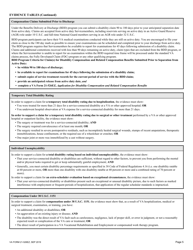 VA Form 21-526EZ Application for Disability Compensation and Related Compensation Benefits, Page 5
