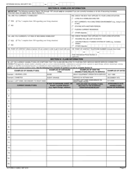 VA Form 21-526EZ Application for Disability Compensation and Related Compensation Benefits, Page 9