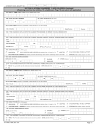 VA Form 21-686C Application Request to Add and/or Remove Dependents, Page 11