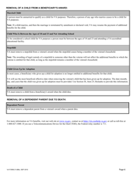 VA Form 21-686C Application Request to Add and/or Remove Dependents, Page 6