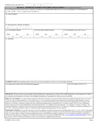 VA Form 21-4192 Request for Employment Information in Connection With Claim for Disability Benefits, Page 2