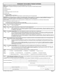 VA Form 21P-527EZ Application for Veterans Pension, Page 14