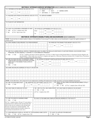 VA Form 21P-527EZ Application for Veterans Pension, Page 6