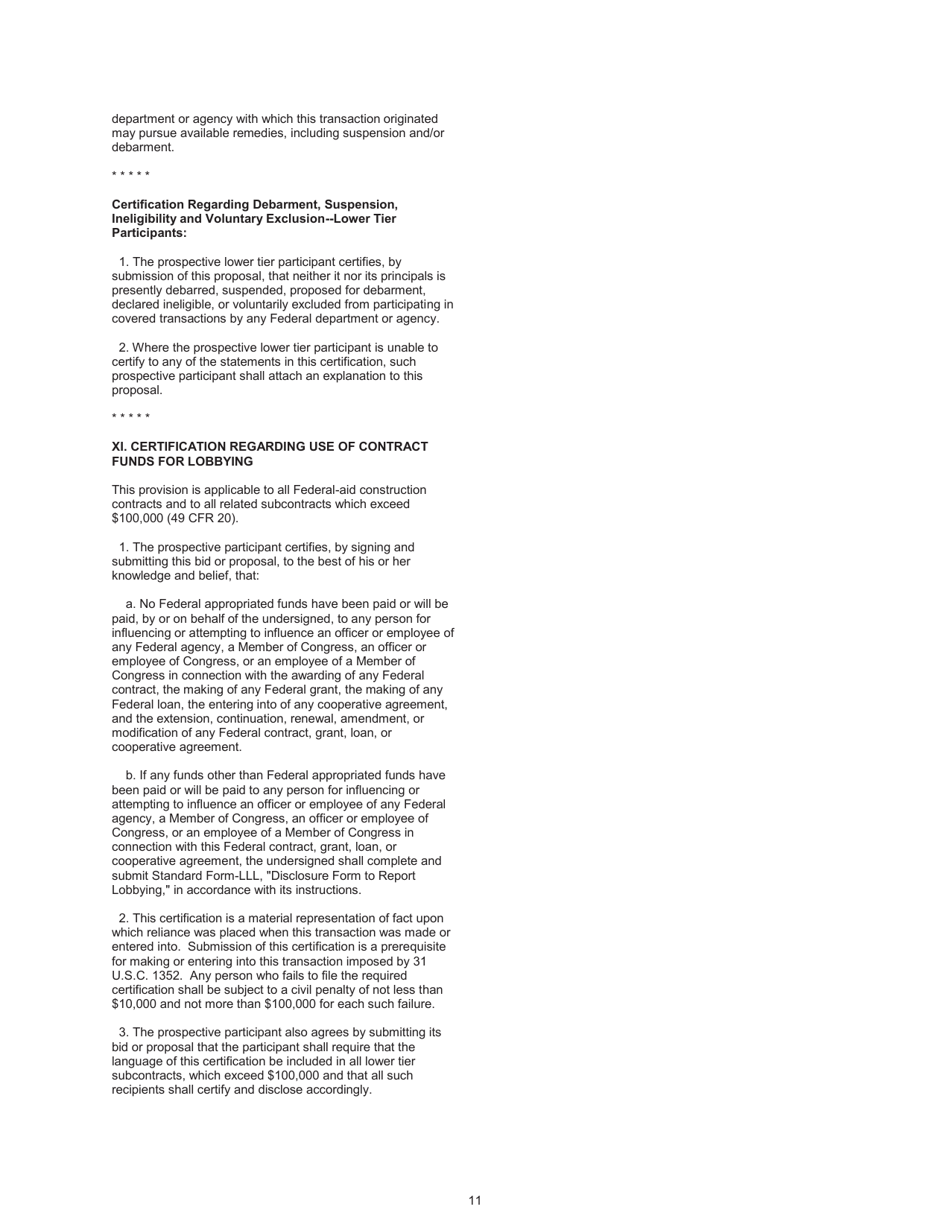 Emergency Relief Contract Requirements - North Dakota, Page 12