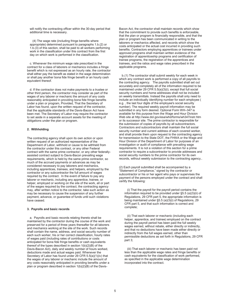 Emergency Relief Contract Requirements - North Dakota, Page 6