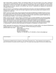 Form SFN59659 Maintenance Qualified Products List Approval - Field Testing and Evaluation Form - Vendor Agreement - North Dakota, Page 2