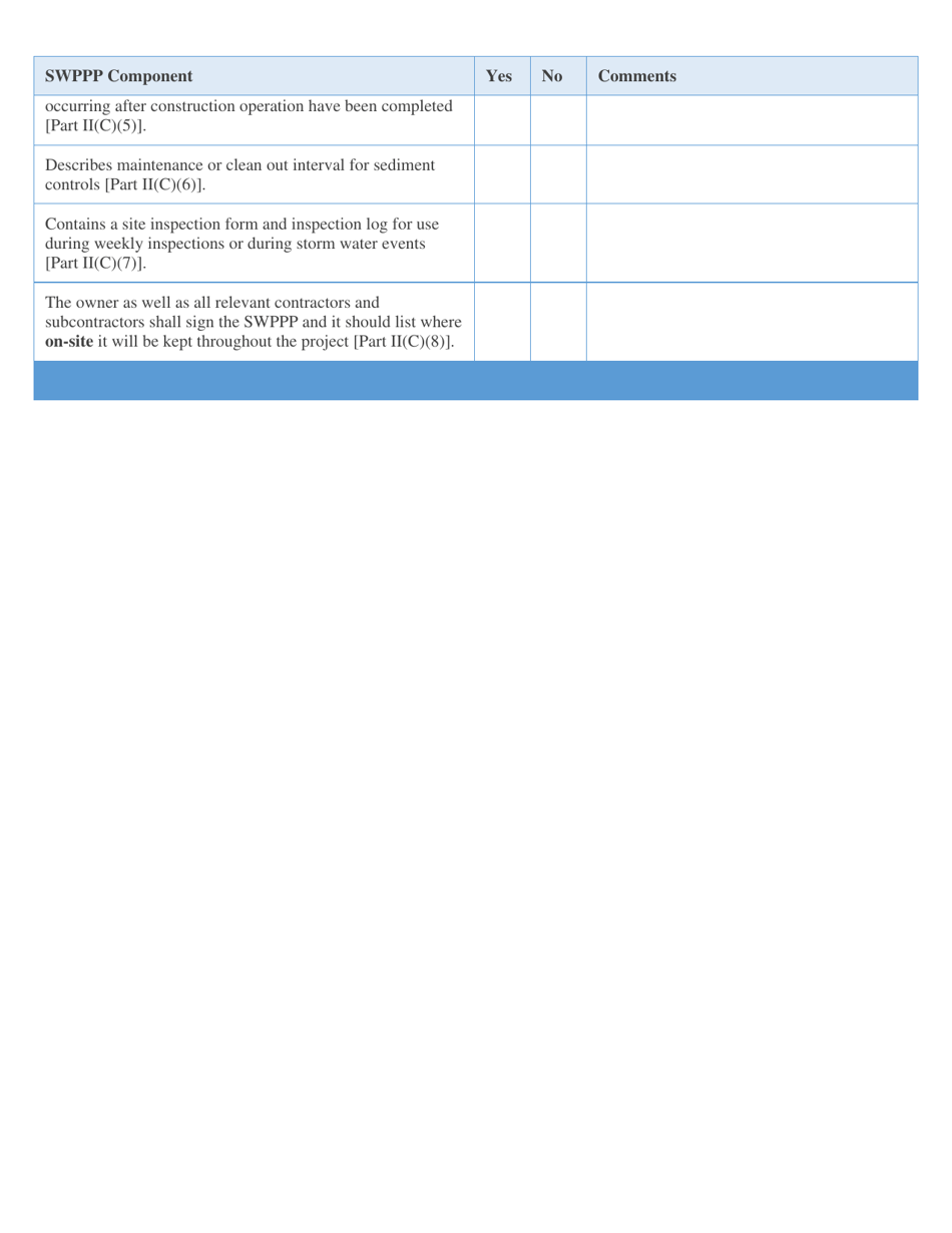 Stormwater Pollution Prevention Plan Evaluation - North Dakota, Page 3