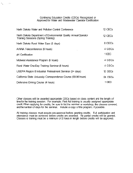 Document preview: Form SFN62001 Application for Continuing Education Credits - North Dakota