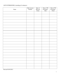 Maternity Home Report Form - Ohio, Page 3