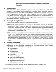 HEA Form 5451 (CE-4) Sewage Treatment Systems Contractor Continuing Education Course Approval Application - Ohio, Page 4