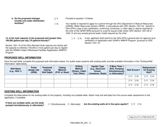 Form PWS-0903-PR Appendix B New Public Water System/Well Application Package - Ohio, Page 4