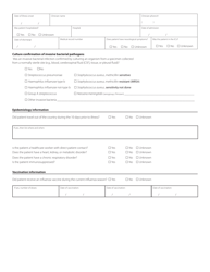 Form HEA7192 Influenza-Associated Hospitalization Confidential Case Report - Ohio, Page 2