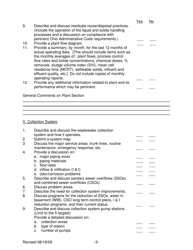 Ohio EPA Class IV Wastewater Treatment Examination Review Checklist - Ohio, Page 3