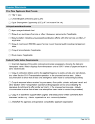 Form 02AD003E Section 5310 Capital Assistance Vehicle Application - Oklahoma, Page 9