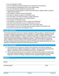 Form 02AD037E Conditions of Provider Participation - Advantage Program - Oklahoma, Page 9