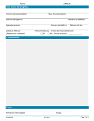 Formulario 02AG049S Registro De Programa De Titulo Iii - Oklahoma (Spanish), Page 2