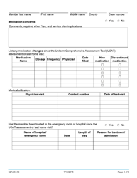 Form 02AG044E State Plan Personal Care Progress Note - Oklahoma, Page 2