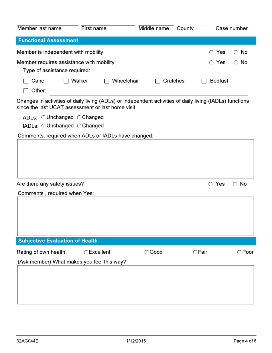 Form 02AG044E State Plan Personal Care Progress Note - Oklahoma, Page 4