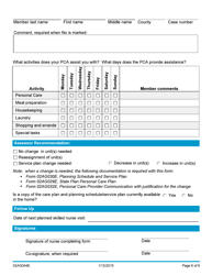 Form 02AG044E State Plan Personal Care Progress Note - Oklahoma, Page 6