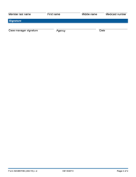 Form 02CB015E (ADv15) Discharge Evaluation - Advantage Program - Oklahoma, Page 2