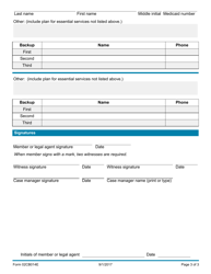 Form 02CB014E (ADv300) Service Backup Plan - Advantage Program - Oklahoma, Page 3