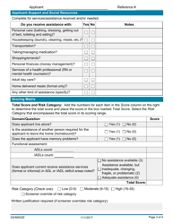 Form 02HM002E (AG-002) Part II Uniform Comprehensive Assessment (Ucat) - Screening and Prioritization - Oklahoma, Page 3