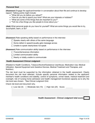 Form 02HM003E (AG-003) Part III Uniform Comprehensive Assessment - Medical Assessment - Oklahoma, Page 13