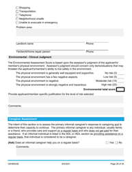 Form 02HM003E (AG-003) Part III Uniform Comprehensive Assessment - Medical Assessment - Oklahoma, Page 29