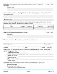 Form 02HM003E (AG-003) Part III Uniform Comprehensive Assessment - Medical Assessment - Oklahoma, Page 7