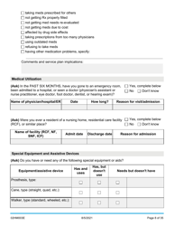 Form 02HM003E (AG-003) Part III Uniform Comprehensive Assessment - Medical Assessment - Oklahoma, Page 8