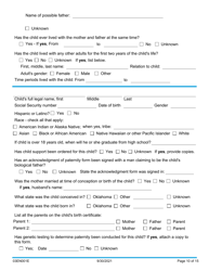 Form 03EN001E (CSED-1) Application for Child Support Services - Oklahoma, Page 10