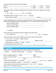 Form 03EN001E (CSED-1) Application for Child Support Services - Oklahoma, Page 12