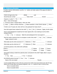 Form 03EN001E (CSED-1) Application for Child Support Services - Oklahoma, Page 9