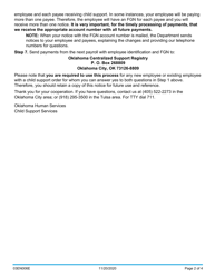 Form 03EN006E Initial Notice to Employers - Oklahoma, Page 2