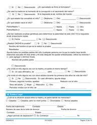 Formulario 03EN001S (CSED-1-SV) Servicios Y Responsabilidades De La Manutencion Infantil - Oklahoma (Spanish), Page 12