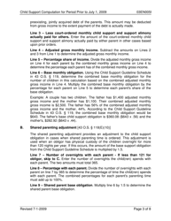 Instructions for Form 03EN005E Child Support Computation for Period Prior to July 1, 2009 - Oklahoma, Page 3