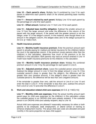 Instructions for Form 03EN005E Child Support Computation for Period Prior to July 1, 2009 - Oklahoma, Page 4