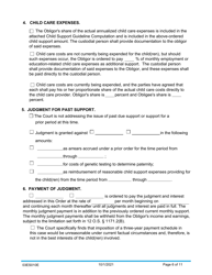 Form 03ES010E Child Support Order - Oklahoma, Page 6